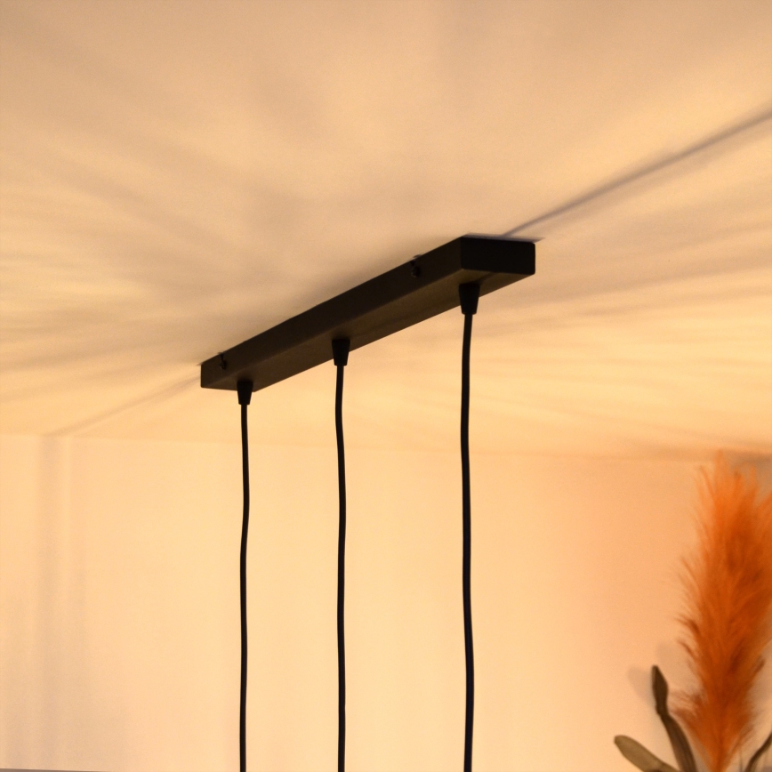 Suspension filaire LED MERCURE 3xE27/15W/230V