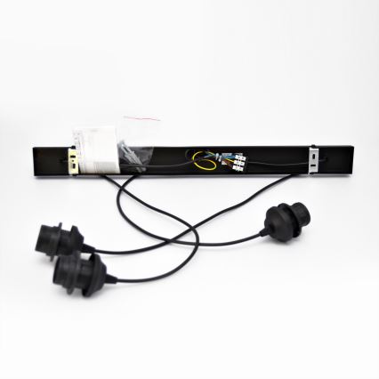 Suspension filaire LED MERCURE 3xE27/15W/230V