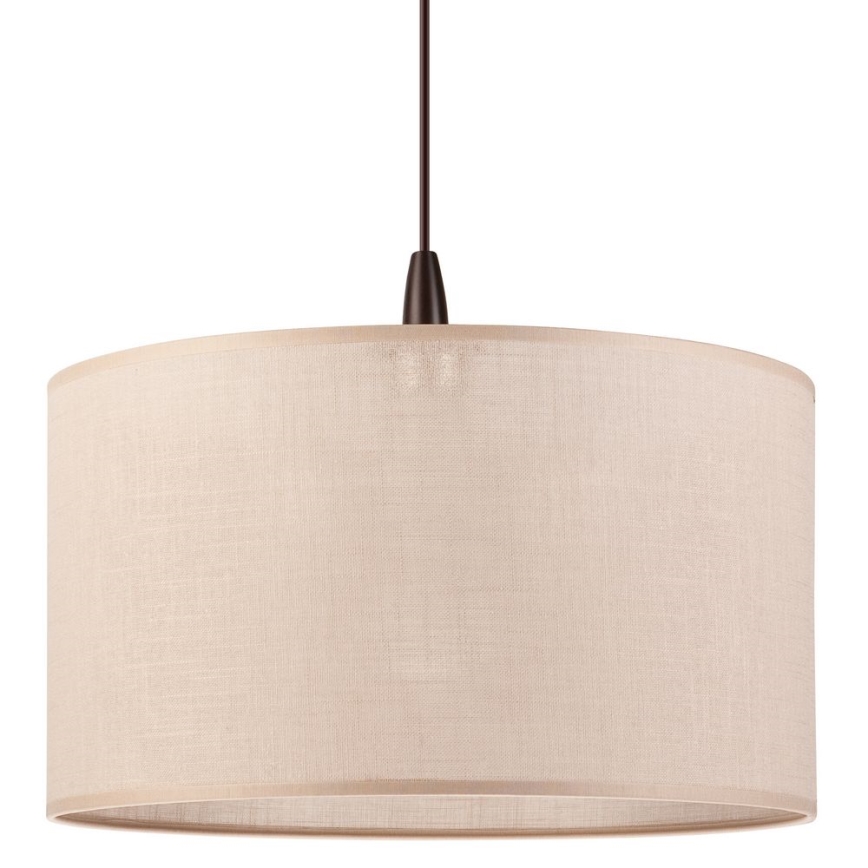 Suspension filaire LED NOEL 1xE27/60W/230V beige
