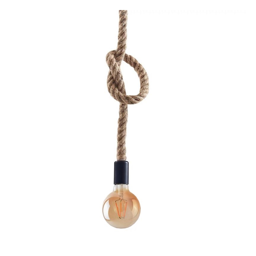 Suspension filaire LED ROPE 1xE27/8W/230V