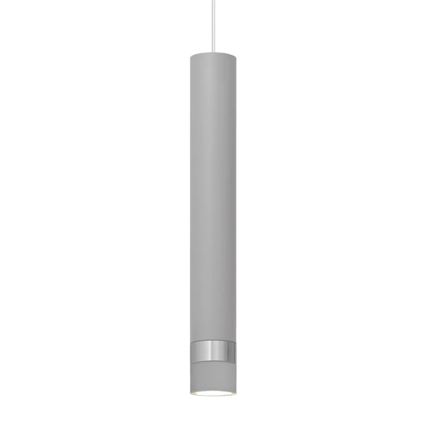 Suspension filaire LED TUBA 1xGU10/4,8W/230V gris/chrome brillant