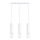 Suspension filaire LIRO 3xGU10/10W/230V blanc