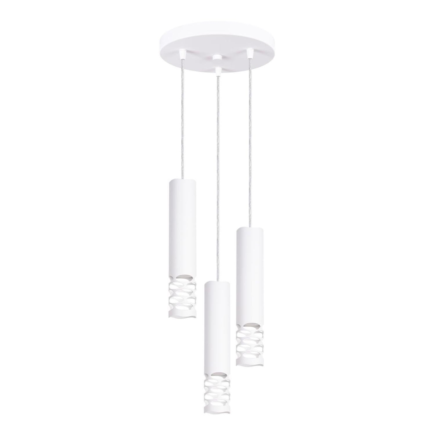 Suspension filaire LIRO 3xGU10/10W/230V blanc