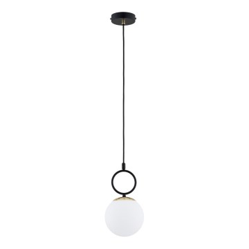 Suspension filaire LISTER 1xE14/10W/230V noir/blanc