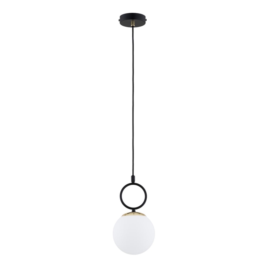 Suspension filaire LISTER 1xE14/10W/230V noir/blanc