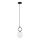 Suspension filaire LISTER 1xE14/10W/230V noir/blanc