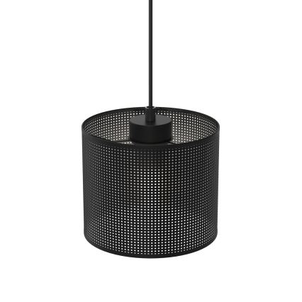 Suspension filaire LOFT SHADE 1xE27/60W/230V d. 18 cm noir