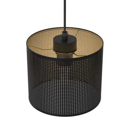 Suspension filaire LOFT SHADE 3xE27/60W/230V noir/doré