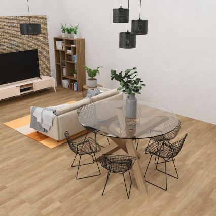 Suspension filaire LOFT SHADE 3xE27/60W/230V noir