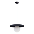 Suspension filaire LOME 1xE27/60W/230V noir