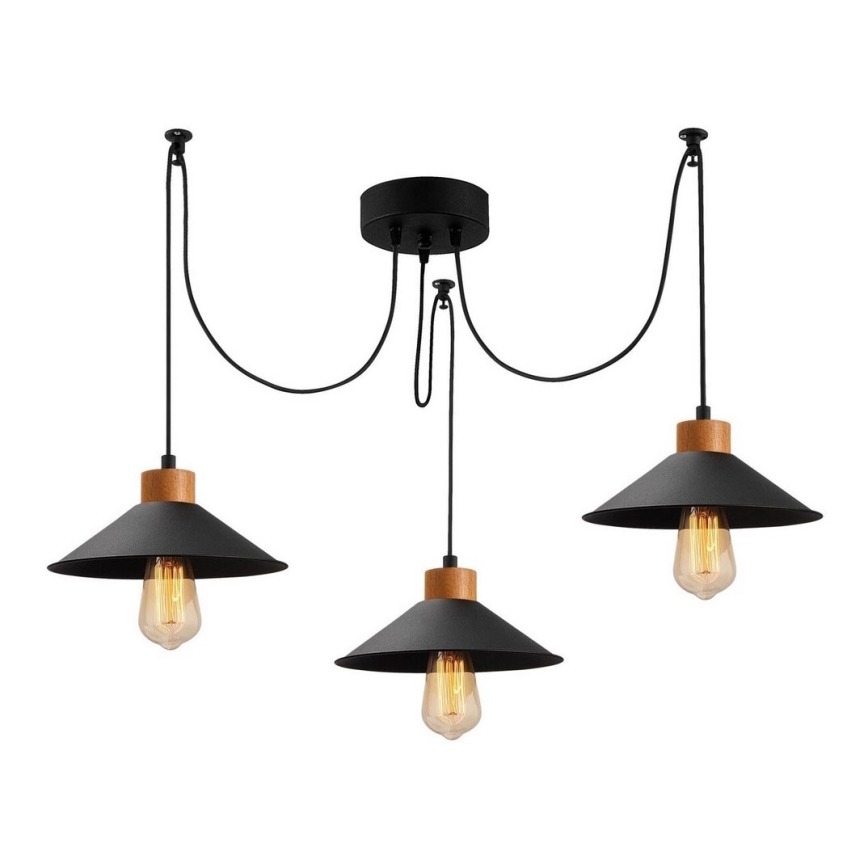 Suspension filaire MANAVGAT 3xE27/40W/230V araignée