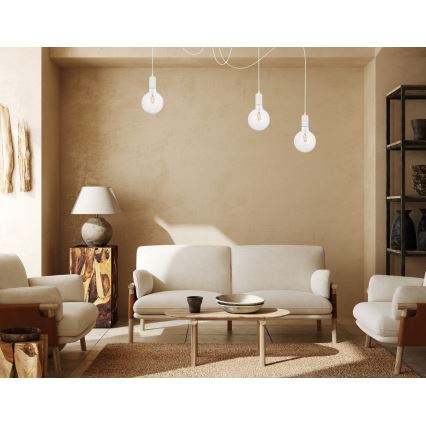 Suspension filaire MIROS 3xE27/60W/230V araignée blanc