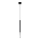 Suspension filaire MOSAIC 1xG9/12W/230V noir/chrome brillant
