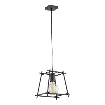 Suspension filaire NETI 1xE27/15W/230V noir