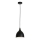 Suspension filaire NOAK 1xE27/15W/230V noir