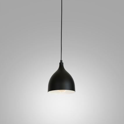 Suspension filaire NOAK 1xE27/15W/230V noir