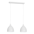 Suspension filaire NOAK 2xE27/15W/230V blanc