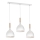 Suspension filaire NOAK WOOD 3xE27/15W/230V blanc/hêtre