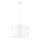 Suspension filaire NOVA 1xE27/15W/230V d. 40 cm blanc