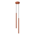 Suspension filaire PASTELO 2xG9/8W/230V rouge