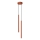 Suspension filaire PASTELO 2xG9/8W/230V rouge