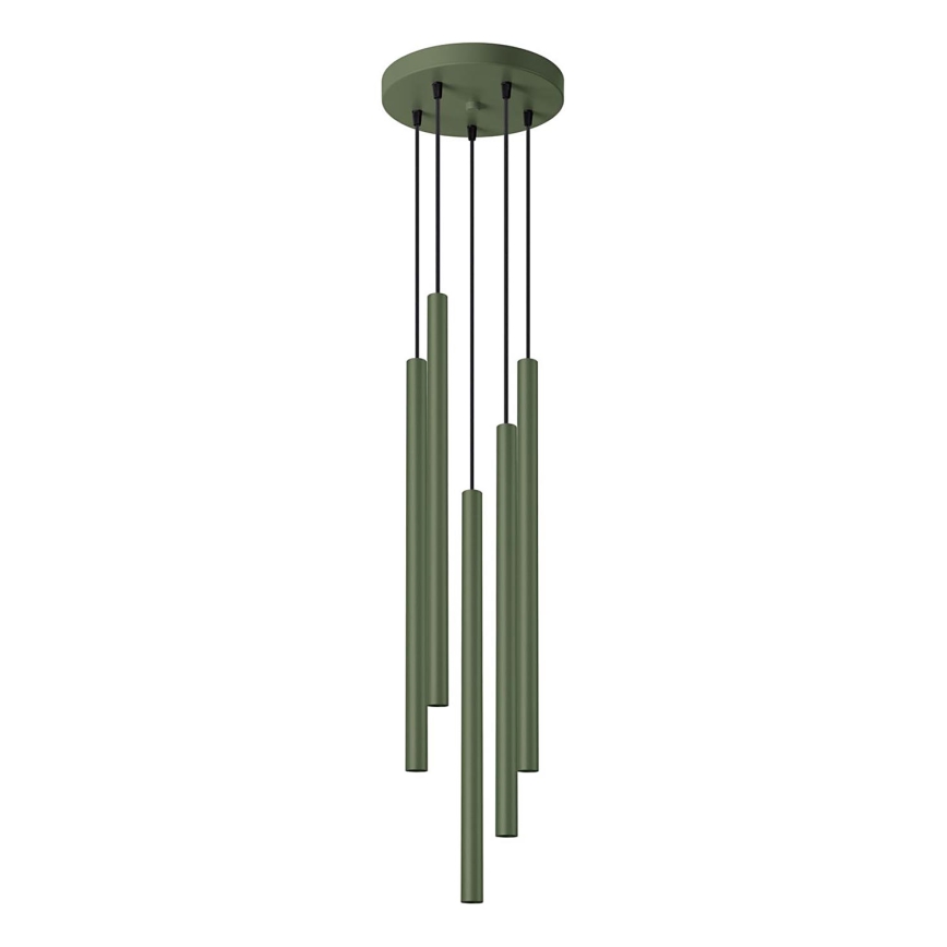 Suspension filaire PASTELO 5xG9/8W/230V vert