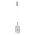 Suspension filaire PERFORATO LED/6,3W/230V 3000K chrome brillant d. 13 cm