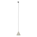Suspension filaire pour système de rail monophasé CONO 1xE27/15W/230V noir/beige