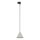 Suspension filaire pour système de rail monophasé CONO 1xE27/15W/230V noir/gris