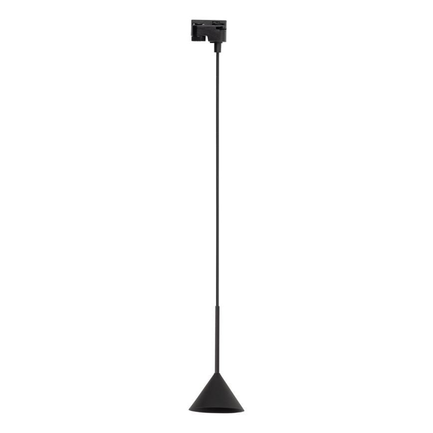 Suspension filaire pour système de rail monophasé CONO MINI 1xGU10/10W/230V noir
