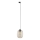 Suspension filaire pour système de rail monophasé ELIO 1xE27/15W/230V noir/fumé beige