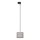 Suspension filaire pour système de rail monophasé TRACER 1xE27/15W/230V d. 20 cm noir/gris