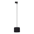 Suspension filaire pour système de rail monophasé TRACER 1xE27/15W/230V d. 20 cm noir