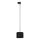 Suspension filaire pour système de rail monophasé TRACER 1xE27/15W/230V d. 20 cm noir