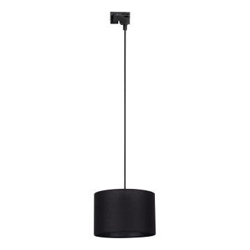 Suspension filaire pour système de rail monophasé TRACER 1xE27/15W/230V d. 30 cm noir