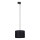 Suspension filaire pour système de rail monophasé TRACER 1xE27/15W/230V d. 30 cm noir