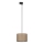 Suspension filaire pour système de rail monophasé TRACER 1xE27/15W/230V d. 30 cm noir/marron