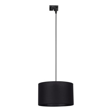 Suspension filaire pour système de rail monophasé TRACER 1xE27/15W/230V d. 38 cm noir