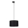 Suspension filaire pour système de rail monophasé TRACER 1xE27/15W/230V d. 38 cm noir