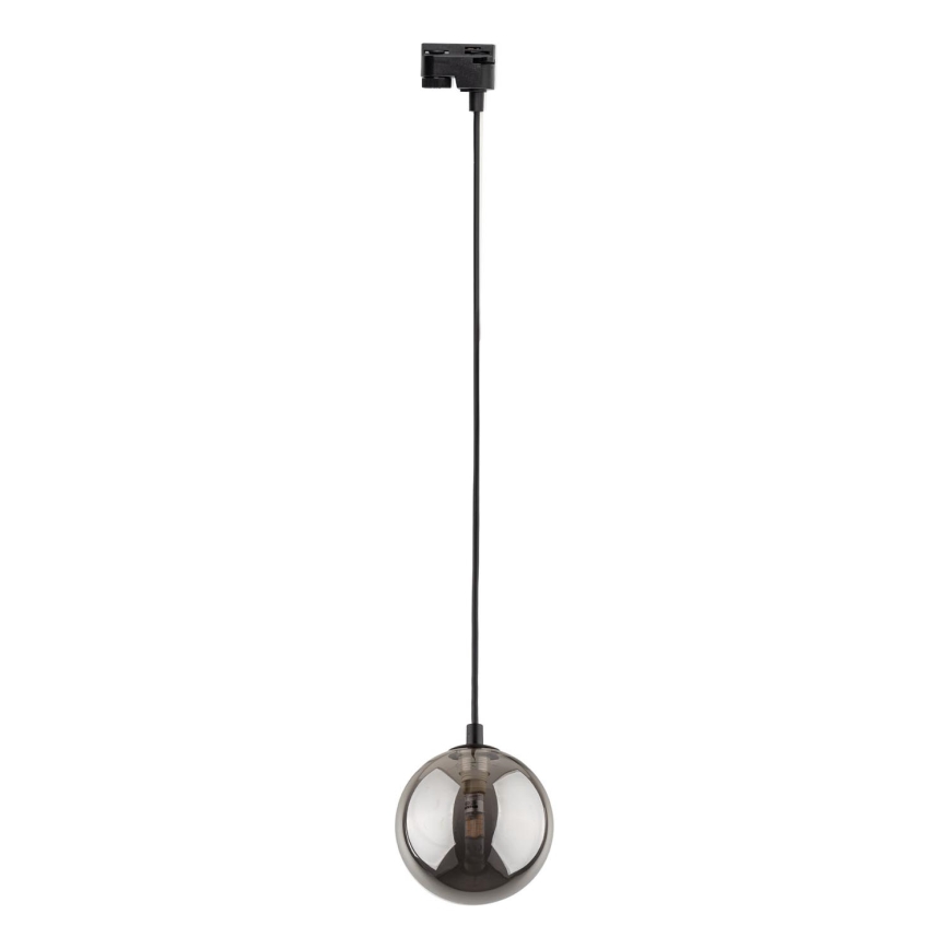 Suspension filaire pour système de rail monophasé TRACER 1xG9/8W/230V noir/fumé noir