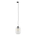 Suspension filaire pour système de rail triphasé ELIO 1xE27/15W/230V noir/transparent