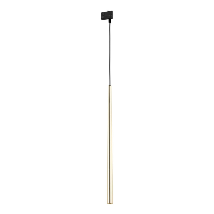 Suspension filaire pour système de rail triphasé PIANO 1xG9/8W/230V doré/noir
