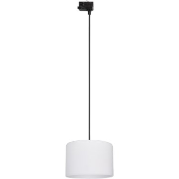 Suspension filaire pour système de rail triphasé TRACER 1xE27/15W/230V d. 30 cm noir/blanc