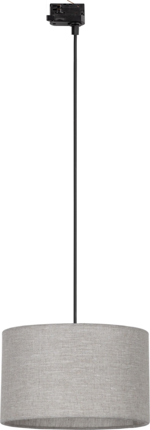 Suspension filaire pour système de rail triphasé TRACER 1xE27/15W/230V d. 38 cm noir/gris