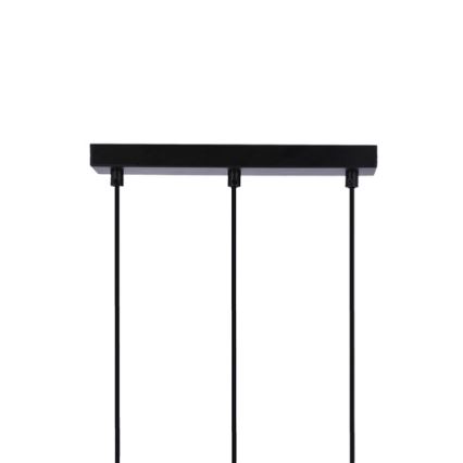 Suspension filaire RENO 3xE27/40W/230V noir/marron