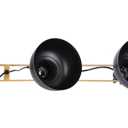 Suspension filaire RENO 3xE27/40W/230V noir/marron