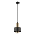 Suspension filaire RIF LUX 1xGX53/12W/230V d. 15 cm noir/doré