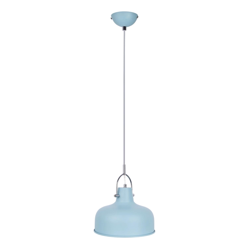 Suspension filaire ROMI 1xE27/40W/230V bleu