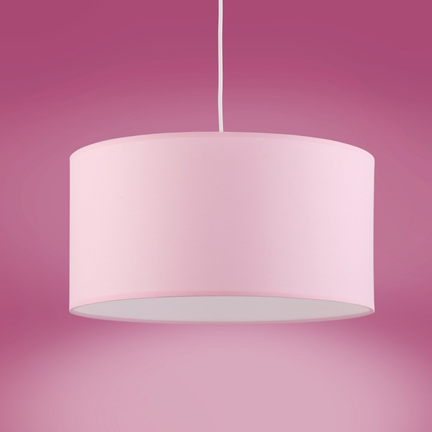 Suspension filaire RONDO KIDS 1xE27/15W/230V rose