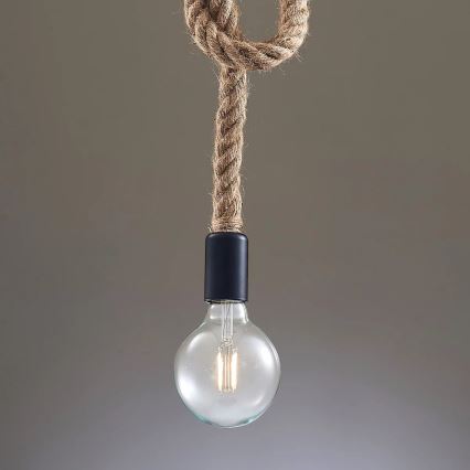 Suspension filaire ROPE 1xE27/12W/230V